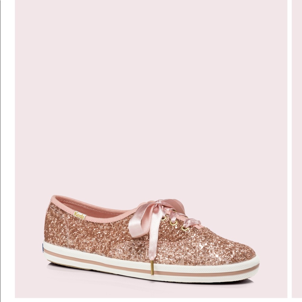keds x kate spade new york glitter sneakers